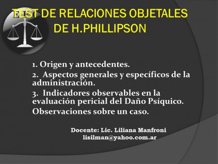Una técnica proyectiva de reconocido valor por su relación con el test de Rorschach y otras pruebas.